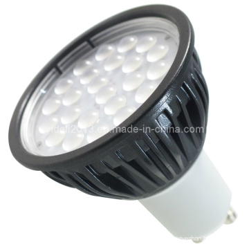 Regulable 5W GU10 Bombilla LED Bombilla Spotlight 24 SMD 450lm